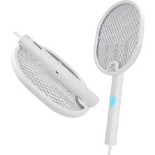 Royal Rain Store Type-C Şarjlı Uv Işıklı Sinek Raketi 1200MAH 3000V Çıkış Katlanabilir Askılı Raket Sinek Öldürücü, Asonic AS-A26