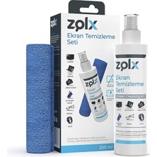 Royal Rain Store Ekran Temizleme Seti 250ML + Temizleme Bezi Lcd, Led, Ekran, Laptop, Tablet, Bilgisayar, Televizyon, Cep Telefonu, Gözlük, Kamera, Koruyucu ve Parlatıcı Doğal Temizleme