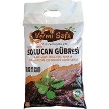 Vermisafa Organik Katı Solucan Gübresi 3 kg Ekolojik ve Kokusuz Toprak Düzenleyici