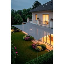 Royal Rain Store Gölgeleme Oranlı Hdpe Gölgelik File – 4m x 3m, 140GR/M², Uv Koruma, Kuşgözü Takviyeli, Bahçe Teras Balkon Için (Gri)