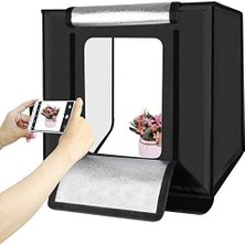 Royal Rain Store 60X60CM Profesyonel Stüdyo LED Işıklı Ürün Fotoğraf Çadırı