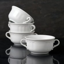 Venedik 4 Parça 12 cm Kulplu Çorba Kasesi Seti, Şık ve Kullanışlı Tasarım