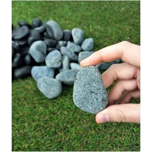Royal Rain Store Bazalt Dolomit Taş 25 kg 2-4 cm Bazalt Dolomit Taş Siyah Taş Dere Taşı Çakıl Taşı Bahçe Taşı