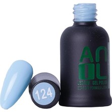 Royal Rain Store Professional Cosmetics Kalıcı Oje Mavi Renkler 10ML | Dayanıklı Kolay Uygulanan Trend Renkler | Hızlı Kuruma ve Parlaklık (Mavi - 124)