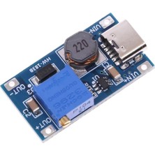 Royal Rain Store MT3608 Type C USB 28V 2A Dc Boost Modül Ayarlanabilir Voltaj Yükseltici Güç Kaynağı Step Up Dc Çevir