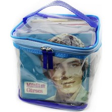 Royal Rain Store Sesler Şeffaf 45'lik Plak (7") Çantası (Mavi)