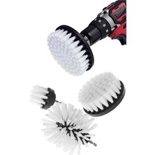 Royal Rain Store Matkap Temizlik Fırça Seti Banyo Mutfak Oto Jant Koltuk Halı Fayans Temizleme Fırça Kiti 3lü