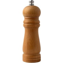 Royal Rain Store Orta Boy Bambu Gövdeli Ahşap Tuz Karabiber Değirmeni, Baharat Öğütücü 2 Adet