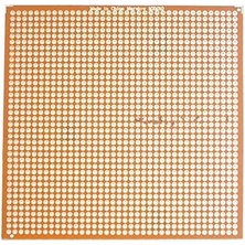 Royal Rain Store 10X10 cm Delikli Pertinaks (Bakır) Tek Yüzlü