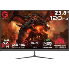 Royal Rain Store GOES24FHD120IPS Essential 23,8" Fhd, 120Hz, 0,5ms Hızlı Ips, Ps5 Destekli Siyah Oyuncu Monitörü