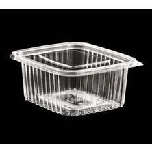 Royal Rain Store Ticaret Plastik Saklama Kabı 500 gr 25 Adet Plastik Kapaklı Kase Sızdırmaz Kap Şeffaf Kullan At Kase