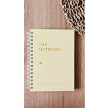 Royal Rain Store Tanıtım Sert Mukavva Kapaklı Spiralli 80 Yaprak Çizgili A5 Not Defteri, Not Defteri, Okul Defteri, 8 Farklı Renk Seçeneği, Ofis Için Ideal, Planlayıcı (Banana Milk Kapak Rengi)