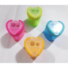 Royal Rain Store Çift Açaçaklı Kapaklı Geniş Hazneli Dayanıklı Kalem Traş 2 Adet