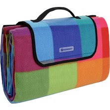 Royal Rain Store GCM61C Piknik Örtüsü, Renkli Kareli Desen, 195 x 150 cm Ab