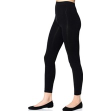 Tutku Kadın Siyah-L Termal Tayt Kumaş Özellikleri ile Standart Beden İç Giyim