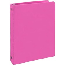 Royal Rain Store Halkalı Klasör 1 Adet A4 Pvc Öğrenci ve Ofis Tipi Evrak Sunum Klasörü Iç Cepli Otomatik Mekanizmalı Büro Okul Arşivle Pembe