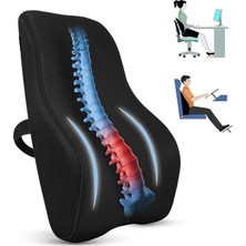 Royal Rain Store Ortopedik Bel Sırt Minderi Sandalye Ofis Bel Minderi Bel Destek Yastığı