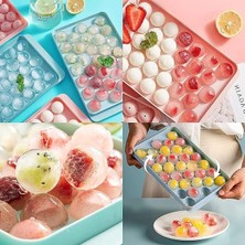 Royal Rain Store Pratik ve Şık 33'lü Küre Yuvarlak Buz Kalıbı - Küre Buzluk 33'lü | Buz Içecek Topu | Buz Lolipop Kalıbı [asorti]