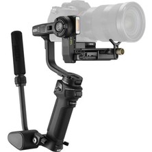 Royal Rain Store 3s Combo El Kamerası 3 Eksenli Gimbal Sabitleyici Hızlı Bırakma Dahili Dou Işığı Pd Hızlı Şarj Edilen Pil Maks. Sony Nikon Dslr Aynasız Kameralar Için 3kg / 6.6lbs Değiştirme