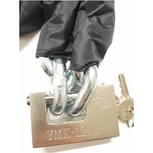 Royal Rain Store Caro (29) 4 Metre 10 mm Dövme Çelik Zincir Çelik Kilit Kesilmez Motorsiklet Zincir Kilit ile Uyumlu