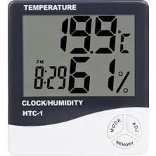 Royal Rain Store Dijital Termometre, Iç Mekan Sıcaklık ve Nem Ölçer