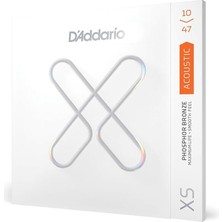 Royal Rain Store Gitar Telleri - Xs Fosfor Bronz Kaplamalı Akustik Gitar Telleri - XSAPB1047 - Tuning Stabilitesi ile Daha Fazla Kopma Mukavemeti - 6 Telli Gitar Için - 10-47 Ekstra Hafif