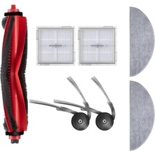 Royal Rain Store Q8 Max Pro Roborock ile Uyumlu (2025 Model) Uyumlu Fırça Hepa Mop Seti-7 Parça