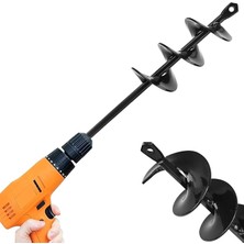 Royal Rain Store Bahçe Matkabı, Matkap Için Toprak Burgusu, Akülü Tornavida Için Bitki Matkabı, Ağır Yük Bahçe Için Spiral Matkap Ucu, Akülü Tornavida Için, Kablosuz El Matkabı, Kazma Aleti, Bahçe Matkabı (5 x