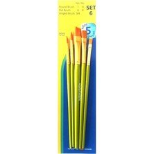 Royal Rain Store Dove Fırça Seti 6 A.yeşil Sap 5li 7500.S6