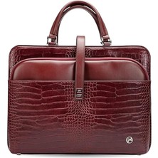 Royal Rain Store Kadın Evrak Laptop Çantası Bordo