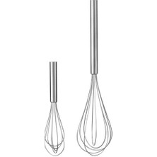 Royal Rain Store Çırpıcı Paslanmaz Çelik 2'li Set