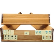 MarkEntegra Büyük Boy 43 cm Ağaç Okey Takımı