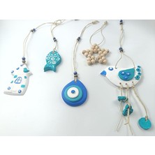 Royal Rain Store Kuş Balkon Bahçe Duvar Süsü Deniz Temalı El Yapımı Doğal Malzemeler Denizcilik Temalı Gündelik Hayvan Süsü