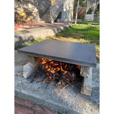 Royal Rain Store Bazalt Fırın Taşı - Tam Fırın Boyutu (30X40CM),FIRIN Taşı, Pizza Taşı, Mangal Taşı, Doğal Taş, Pişirme Taşı