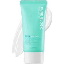 Royal Rain Store Yoğun Nemlendirici Suya Dayanıklı Jel Güneş Kremi A'pıeu Pure Block Aqua Sun Gel Ex SPF50+/PA+++50ML