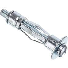 Royal Rain Store Çelik Alçıpan Boşluk Dübel Frt Tuğla Duvar Bims Paraşüt Dübeli 5X62 Metal 5 Adet