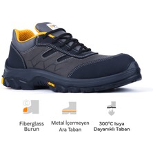 Mekap Pro Gripper GPR-105 Arrow S3L | Sr | E | A| Cı | Fo | Wpa | Hı | Hro Mikrofiber Nubuk Deri Fiberglass burun iş ayakkabısı