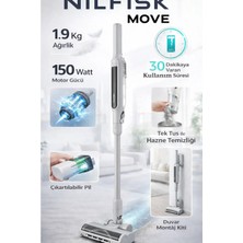 Nilfisk Move Grey -  Kablosuz Dikey Süpürge 1,9 Kg.