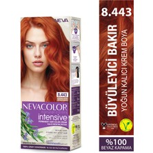 Intensıve 8.443 Büyüleyici Bakır Kalıcı Krem Saç Boyası Seti