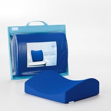 Royal Rain Store 'uykumu Kaliteli Aldım' Fom Bels Visco Bel Destek Yastık, Enan - Araba - Ofis Visco Minderi, Sırt - Bel Ağrısı Yastığı, Ortopedik, 36 x 33 x 13, Saks , Fom 'uykumu Kaliteli Aldım', Saks Mavi