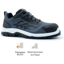 Mekap Pro Gripper GPR-183 S1P Gri Fiberglass burun Kewlar Ara Taban Iş Ayakkabısı