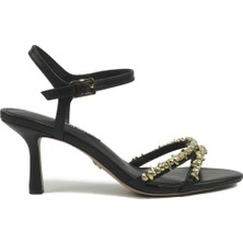 Nine West Olande 6fx Siyah Kadın Topuklu Sandalet