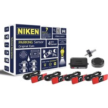 Royal Rain Store Park Sensörü Siyah, 4 Sensörlü Arka, Sesli Uyarı, Orjinal Lens Görünümlü, Siyah