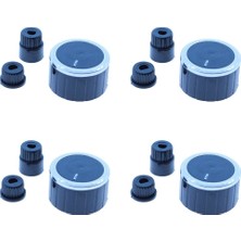 Universal Set Üstü Ocak ve Fırın Düğme Takımı Siyah 4 Adet Fırın İçin Uyumlu