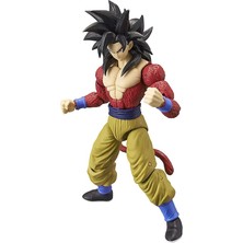 Royal Rain Store 16 cm Dragon Ball Super Saiyan 4 Goku Poz Verilebilir Figür, Dragon Stars Serisi