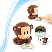 Royal Rain Store Z82YT3357 Maymun Figürlü Oje Tırnak Kurutucu, Hava Üfleyen, Pratik Kolay, Hızlı, Mini, Pilli