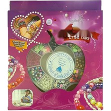 MarkEntegra Kendin Yap Boncuk Takı Seti - Renkli Boncuklarla Kolye ve Bileklik Yapımı