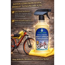 TERLANS Bisiklet Temizleyici Parlatıcı Hızlı Cila 500 ml Sprey + Mikrofiber Bez | Detay Temizlik | Saten Parlaklık | Boya ve Plastik Yüzeyler İçin