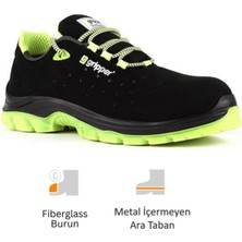 Mekap Pro Gripper Amur GPR-155 S1P Src Mikrofiber Süet Deri Fiberglass burun Kevlar Ara Taban Spor Iş Ayakkabısı