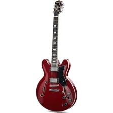 Royal Rain Store DJP-1000 Semi-Hollow Elektro Gitar (Kırmızı)